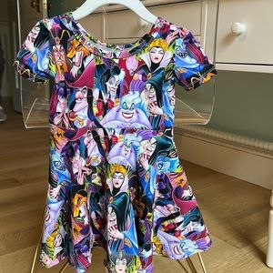 Wild Rich Kids Disney Halloween villain twirl dress